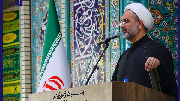 امام جمعه مهریز: حرف ملت ما یک کلام هست مرگ بر آمریکا